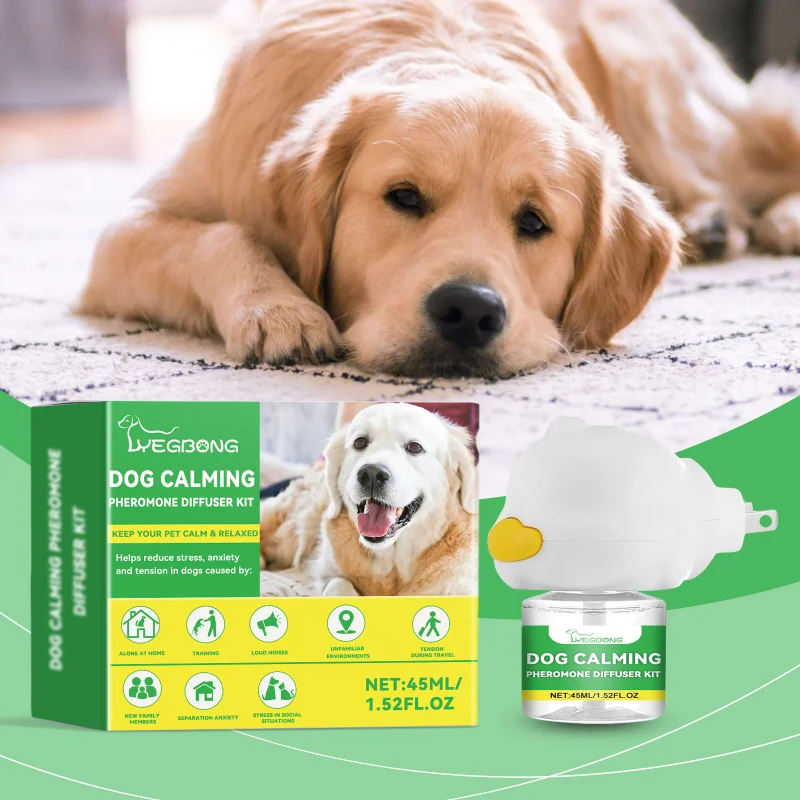 

Dog Calming Diffuser Kit, Anxiety Relief For Pets With Separation Stress, Helps Reduce Fear Of Fireworks & New Environments