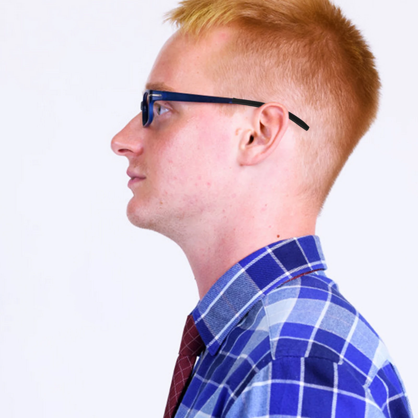 

4Pairs Glasses Ear Cushions Non-Slip Plastic Ear Grips Soft Comfortable Durable Eyeglass Retainers Prevent Slipping