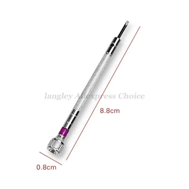 13PCS Watch Tool Repair Screwdriver Set 0.6mm-2.0mm Slotted/Cross Screwdriver kit Professional Watchmakers Watch Tools image 6