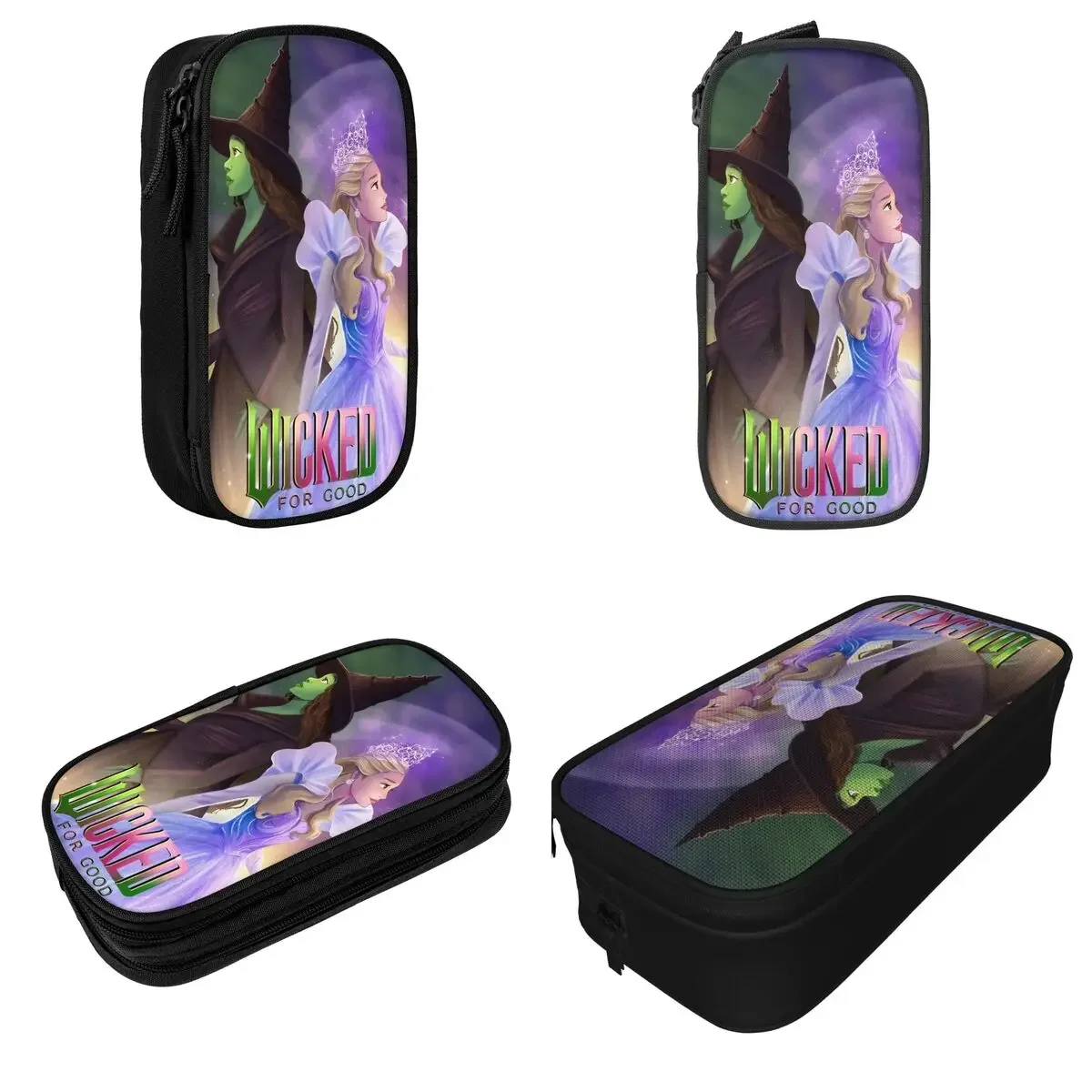 Wicked For Good Pencil Cases Fantasy Film Pencilcases Pen Box for Student Large Storage Pencil Bags Students School Stationery
