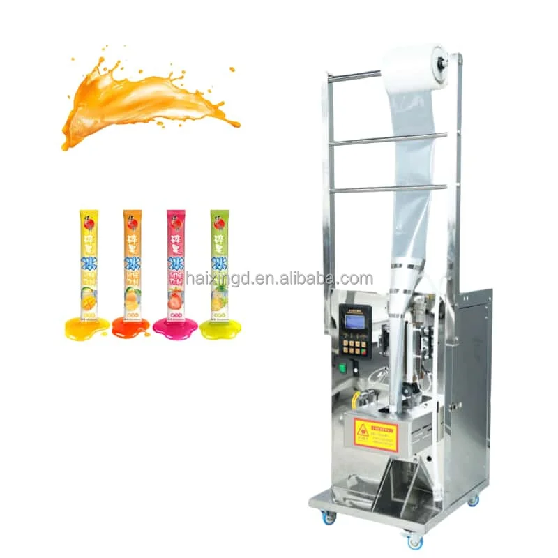 Low Cost Automatic Ice Lolly Popsicle Filling Packaging Machine Ice Pop Ice Candy Packing Machine
