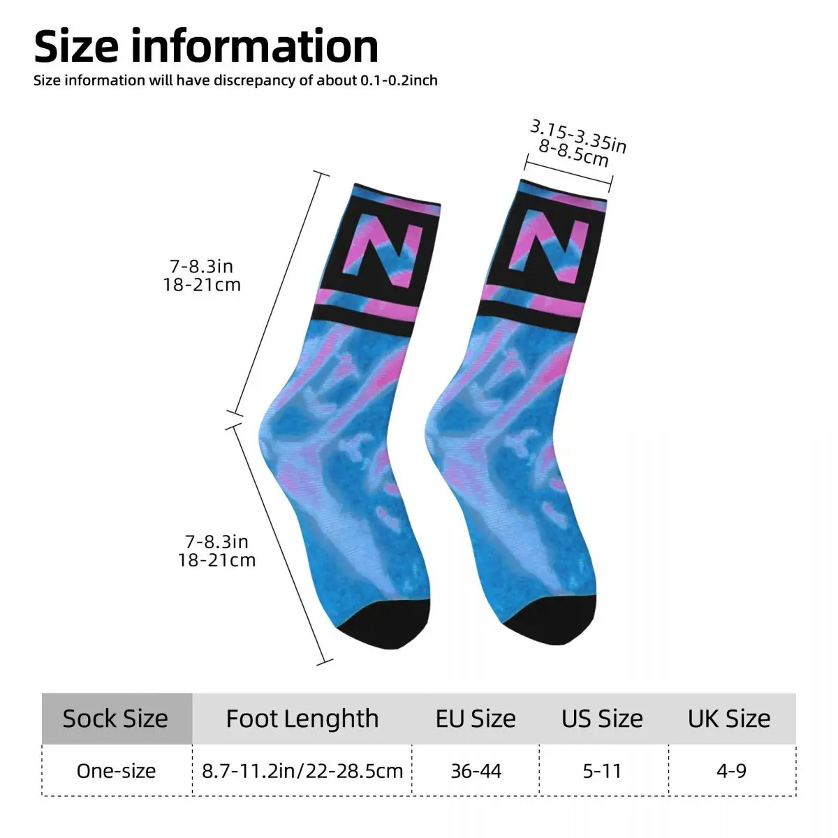 Nine Inch Nails NIN Socks Vintage Stockings Men's Soft Breathable Running Socks Winter Custom Non Slip Socks