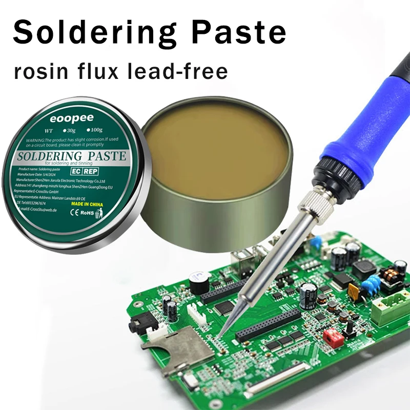 Solder Paste Rosin Flux Lead-free Easy to Soldering Soldering Iron Repair Iron Sheet Powerful Easy to Tin No Wash Soldering Flux