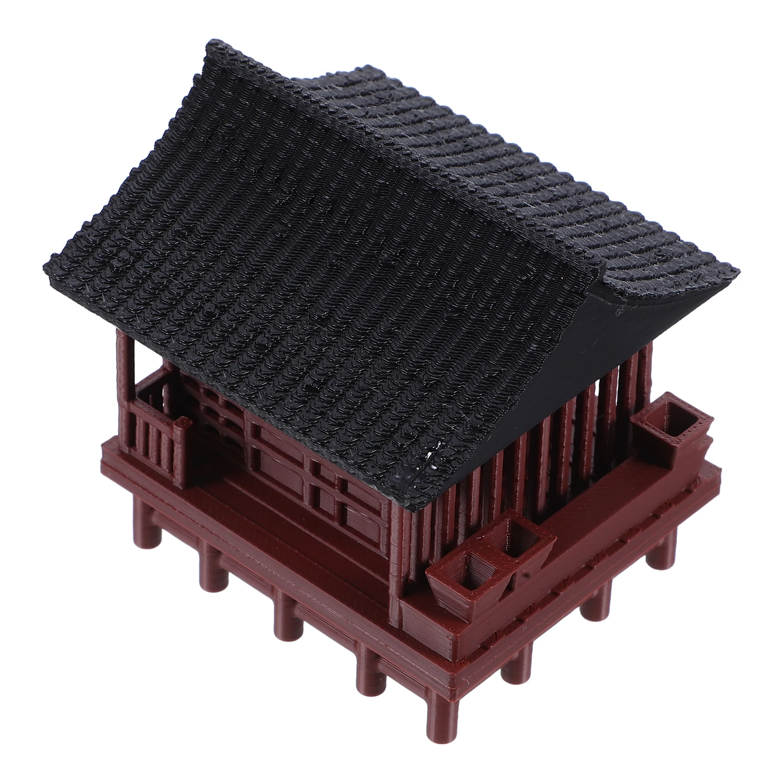 

Micro Landscape Decoration Aquarium Pavilion Figurines Miniature Brown Statue Decorations