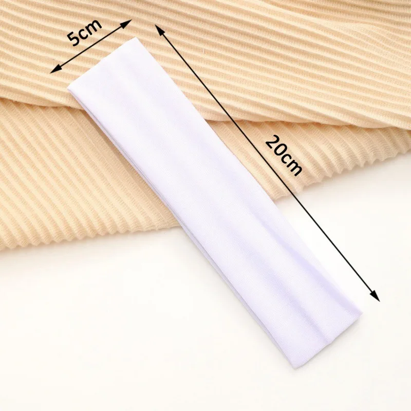 

Candy Color Stretch Headband for Women, Elastic Sports Hair Band, Sweat Wicking Yoga Headband for Gym & Fitness