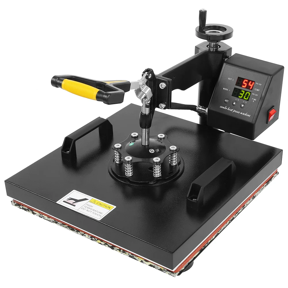6 في 1 38*38 سنتيمتر آلة الصحافة الحرارة طابعة نقل الحرارة ل تي شيرت القدح لوحة 6 في 1 آلة الصحافة الحرارة آلة الصحافة الحرارة