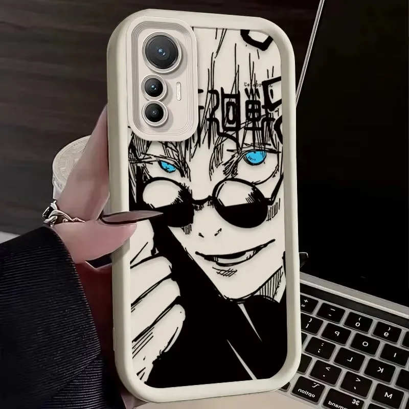 Case for Xiaomi 14T 12T 13T 11T 13 12 11 Lite 5G NE POCO X6 X5 F6 F5 F3 X4 GT X3 NFC M5S C65 M6 Pro Cool Jujutsu Kaisen Anime