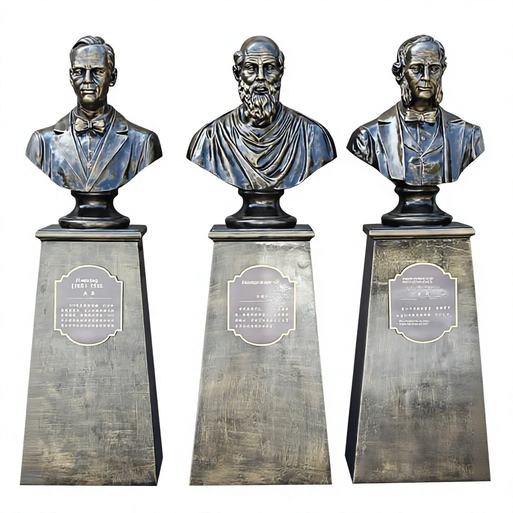 xx-Hippocrates Wu Jieping Nightingale Medical Celebrity Bust Hospital Hall Decoration Fleming Lister Fiberglass European Style