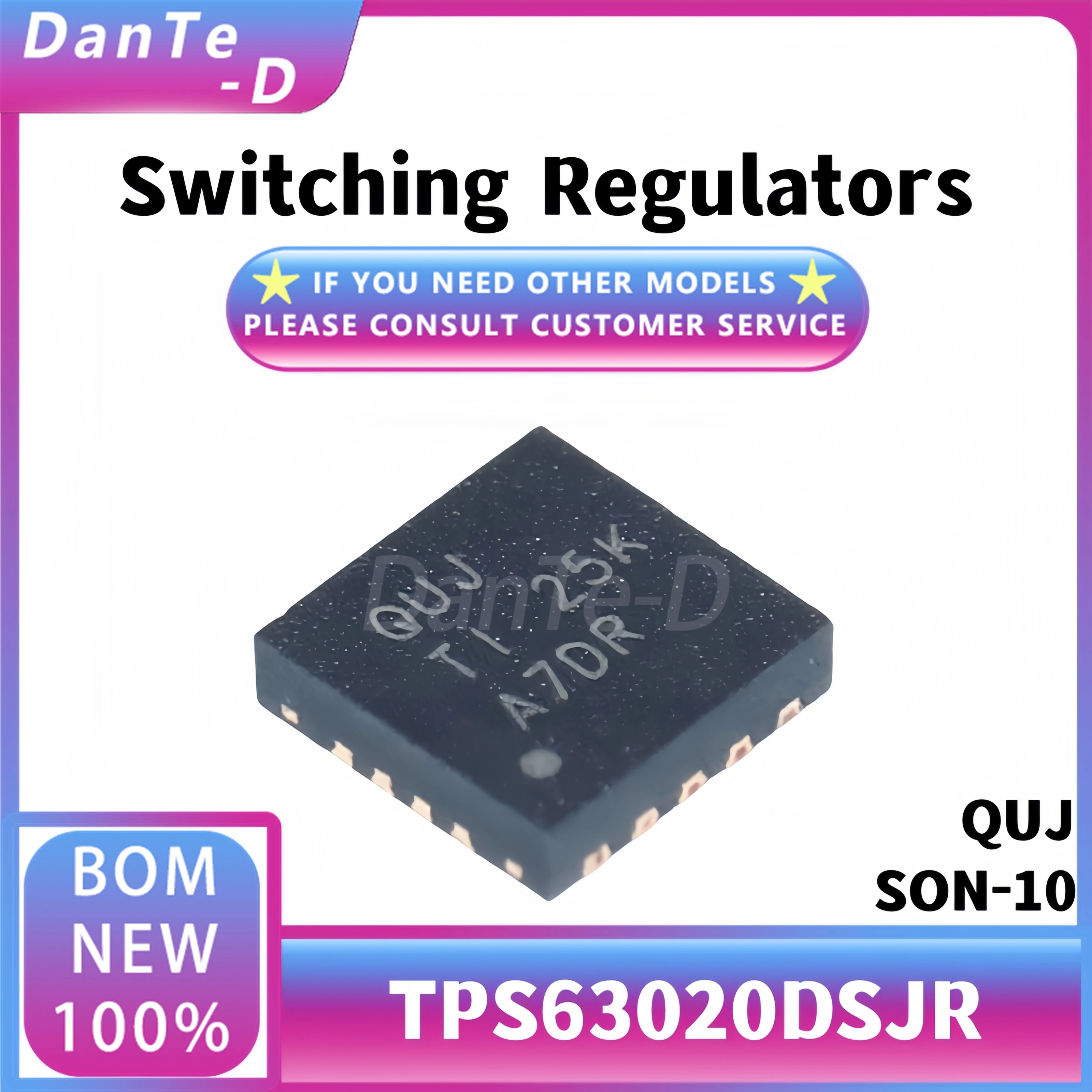 TPS63060DSCR SON-10 Silkscreen QUJ Buck Boost Converter Chip Brand New Original