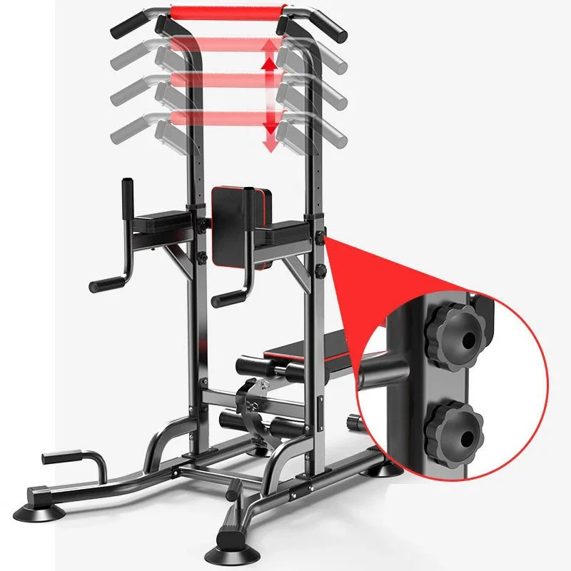

Multifunctional Steel Pull-Up Support Rod Strength Training Dumbbell Bench with Multi-Station Pull-Up Rack