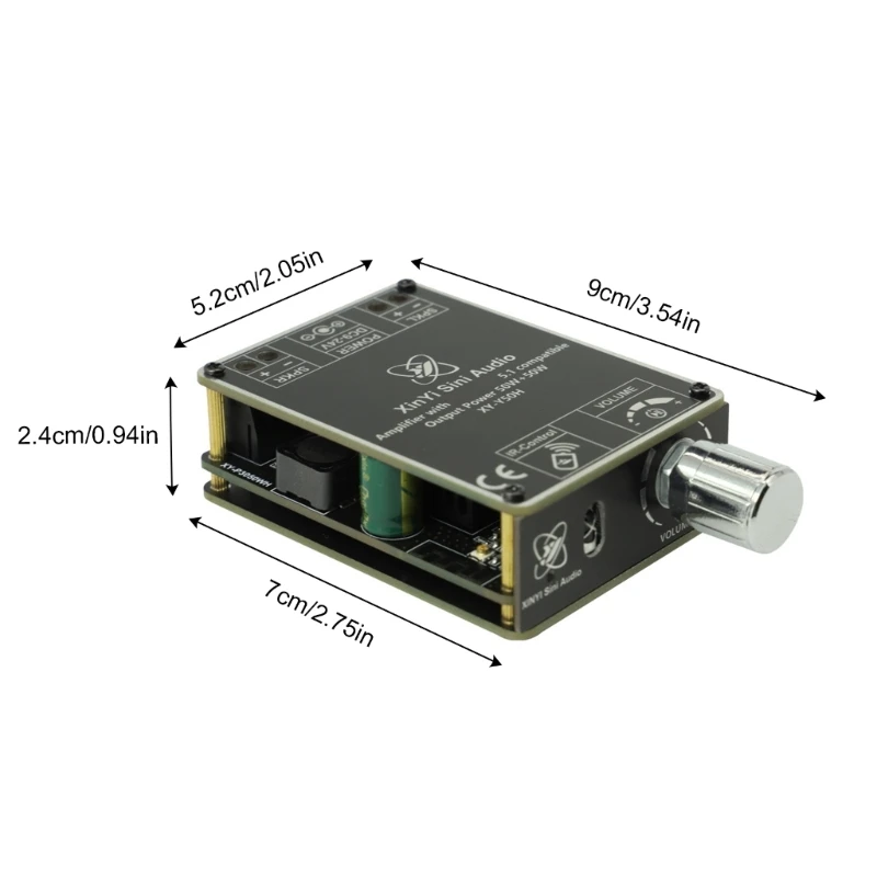 XYY50H 50Wx2 Amplificatori stereo musicali Scheda amplificatori di potenza Trasporto di goccia regolabile