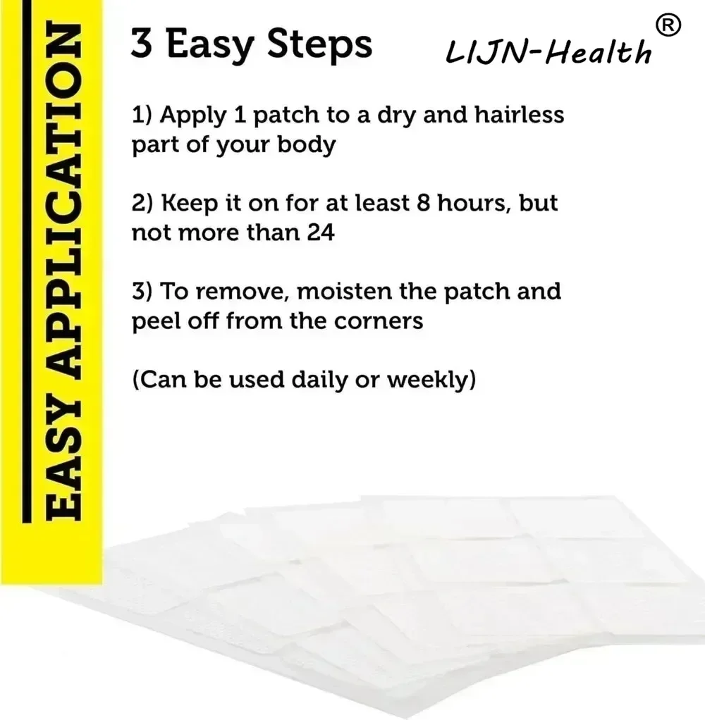 30 patchs patchs transdérmiques nootropiques avec Gingko Biloba, superzine prend en charge la mémoire et la Cognition