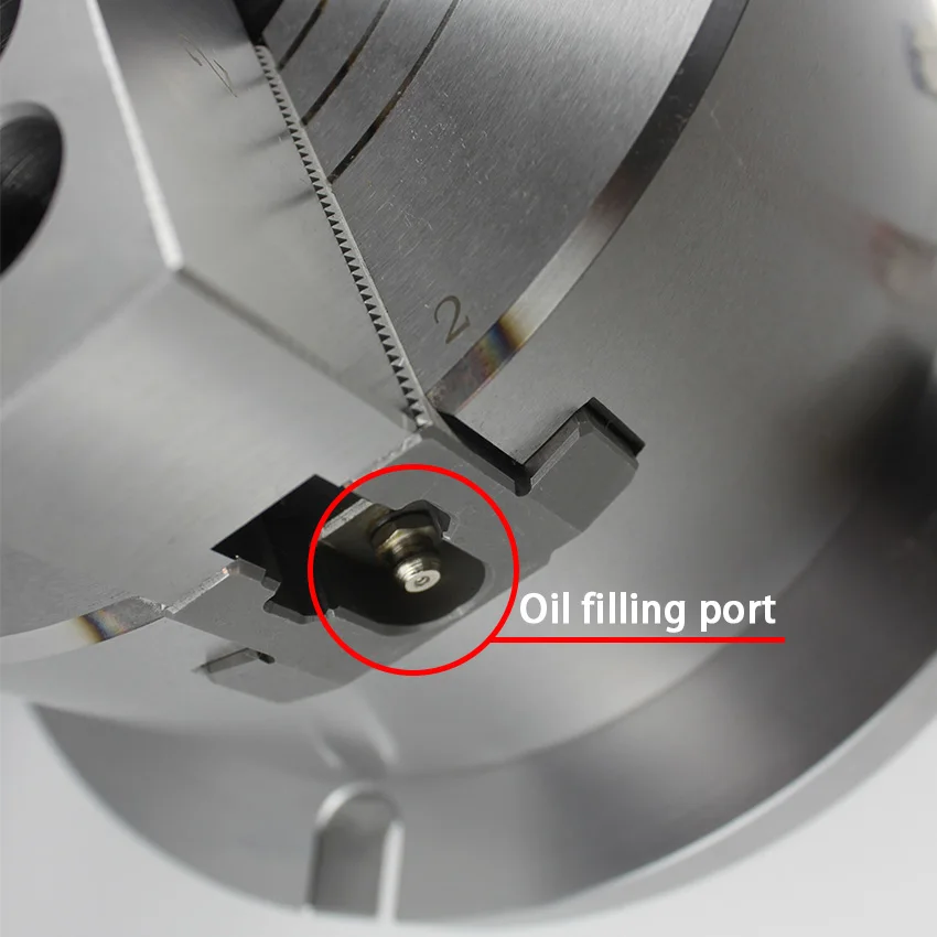 2-jaw Vertical Hollow Pneumatic Chuck4‘5’6‘8’10‘12’ inch Power Chuck Fixtur  For Drilling Milling Tapping Machine Vertical Lathe