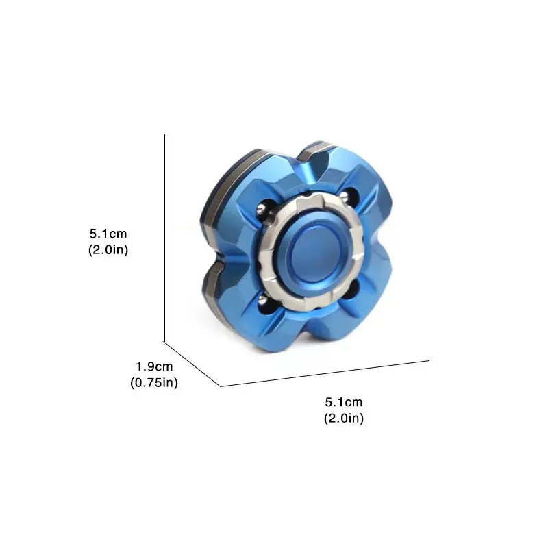 TQ الفولاذ المقاوم للصدأ الإجهاد الإغاثة كرنك اليد EDC تململ سبينر الكبار أدهد تململ لعبة أدهد التركيز أداة القلق الإغاثة لعبة هدية #6