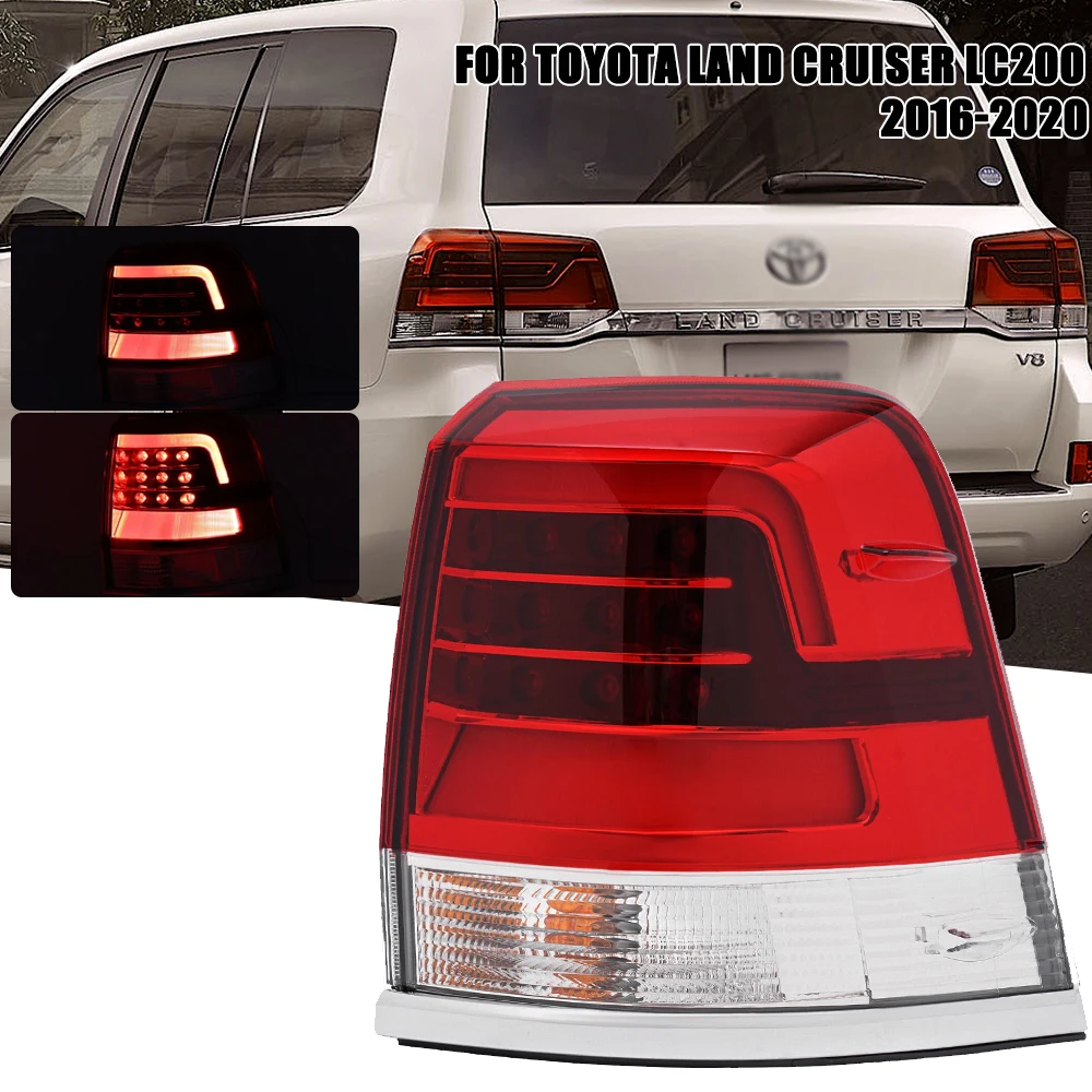 

Светодиодный задний фонарь для TOYOTA Land Cruiser LC200 2016 2017 2018 2019 2020, автомобильный сигнальный стоп-сигнал, бампер, сигнальная лампа