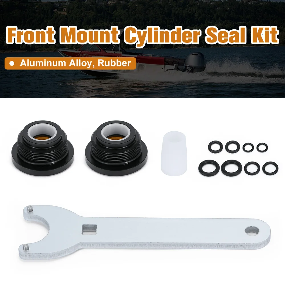 Front Mount Hydraulic Steering Cylinder Seal Kit For SeaStar Pivot HC5340, HC5341, HC5358, HC5365, HC5375