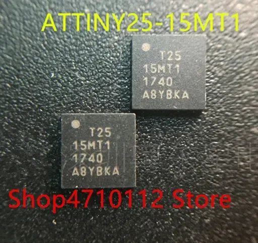

Free shipping NEW 10PCS/LOT ATTINY25-15MT1 ATTINY25 TINY25 T25-15MT1 T25 QFN-20