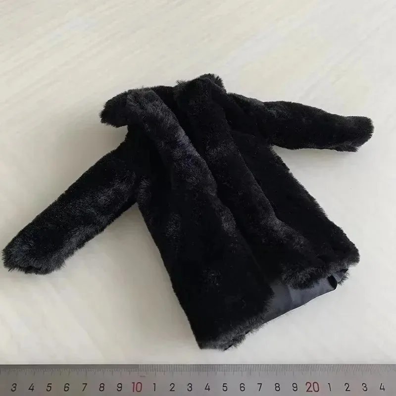 1/6 مقياس رجل امرأة الجندي أفخم معطف الفرو سترة الملابس نموذج ل 12 ''عمل أرقام دمية التبعي