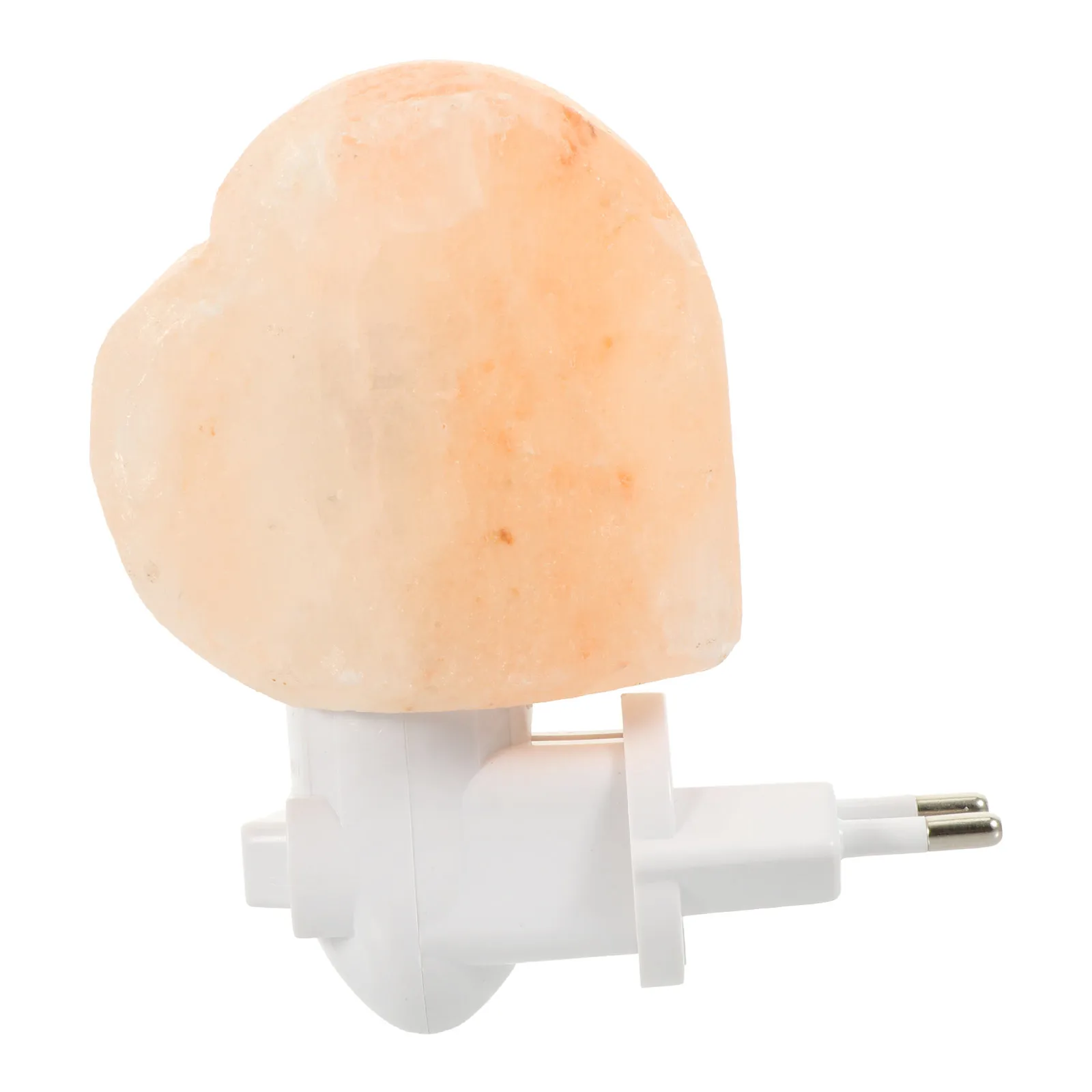 

1set Crystal Salt -shaped Heart-Shaped Small LED Yellow Bedroom Decorative Bedside Decorative Atmosphere