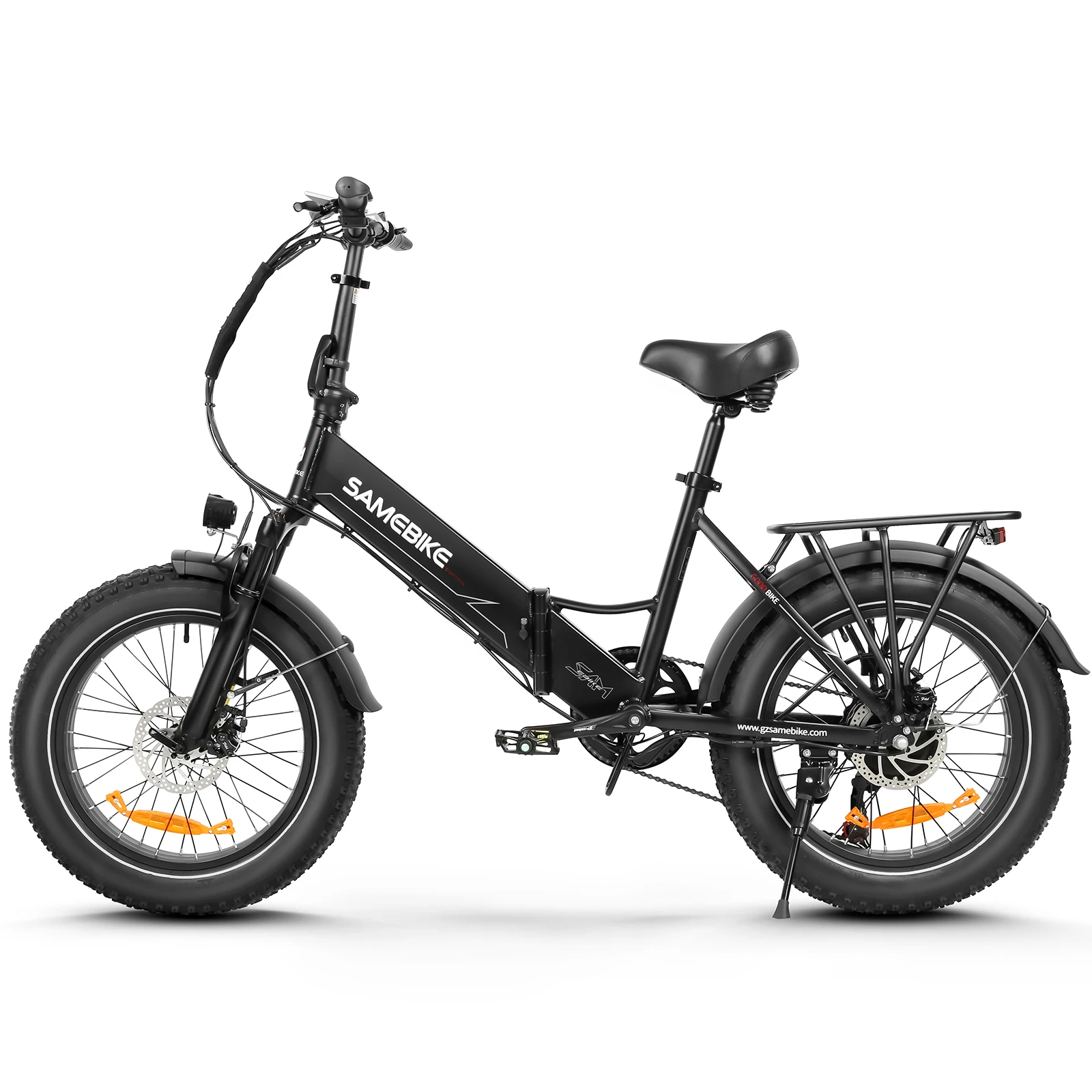 AliExpress SAMEBIKE Samebike Folding Ebike 750W 48V 13AH Removable Battery 20*4 Inch Fat Tire Electric Bike Adult City Commuter Electric Bicycle