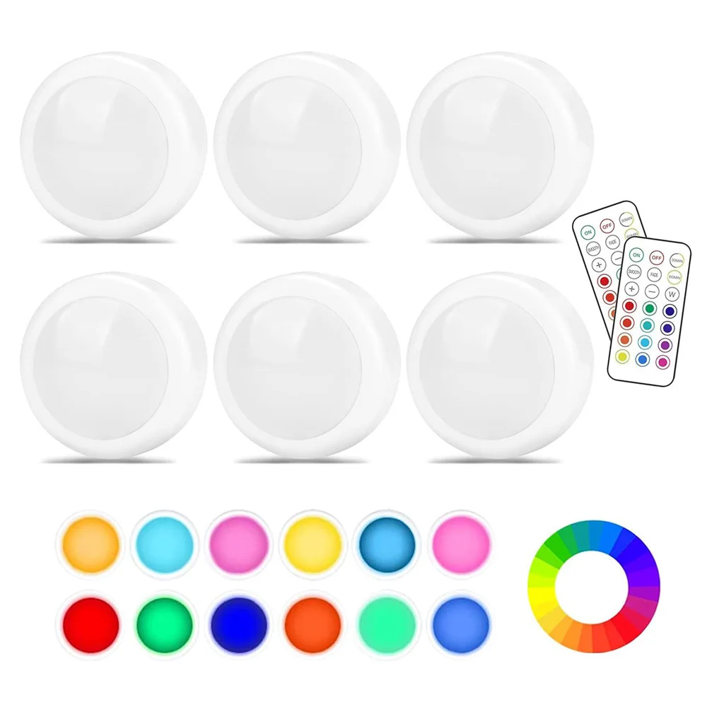 RGB Color USB Rechargeable 20 pcs lamps and 20 pcs  remote controller