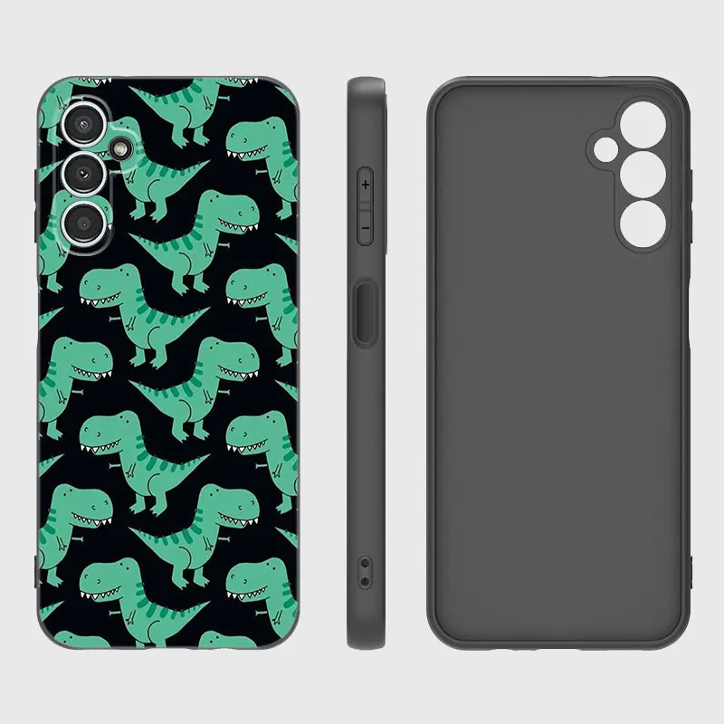 Cute Dinosaur Phone Case For Samsung A13 A22 A24 A32 A71 4G A33 A34 A35 A52 A53 A54 A55 A73 5G A12 A14 A23 A31 A50 A51 A72