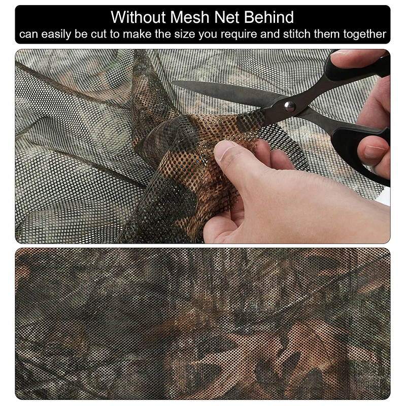 Camouflage Net 3*3 6*6 9*9 Cover See Through Camo Netting For Hunting Blind Sun Shade Camping anti-mosquito Net Decoration Fence