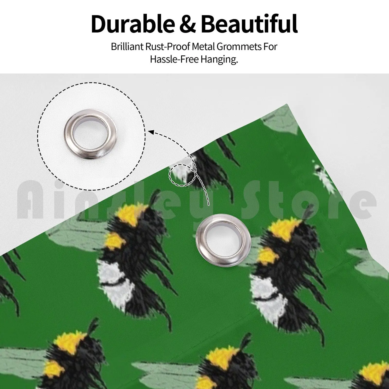 Artwork Of A Bumblebee I Outdoor Decor Flag Car Flag 3031 Bumblebee Bumble Bee Insect