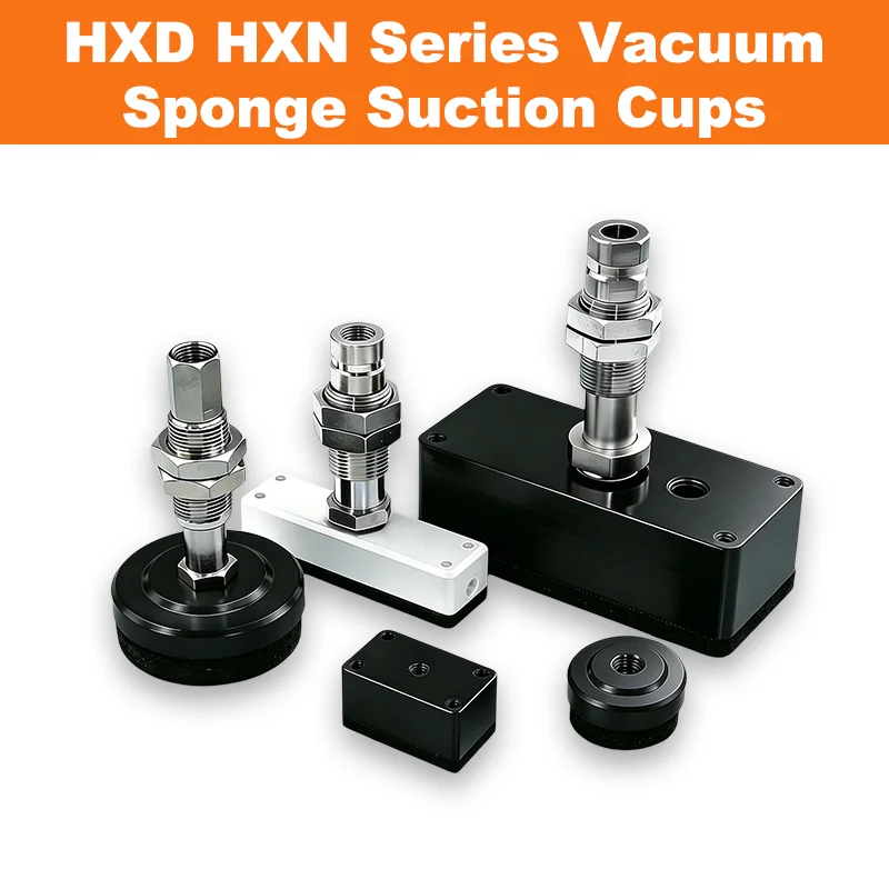 

HXD/HXN Series Vacuum Sponge Suction Cups Flexible Foam Gripper For Rough Surfaces HXD30-A HXD40-A HXN22X38-A HXN60X120-AX