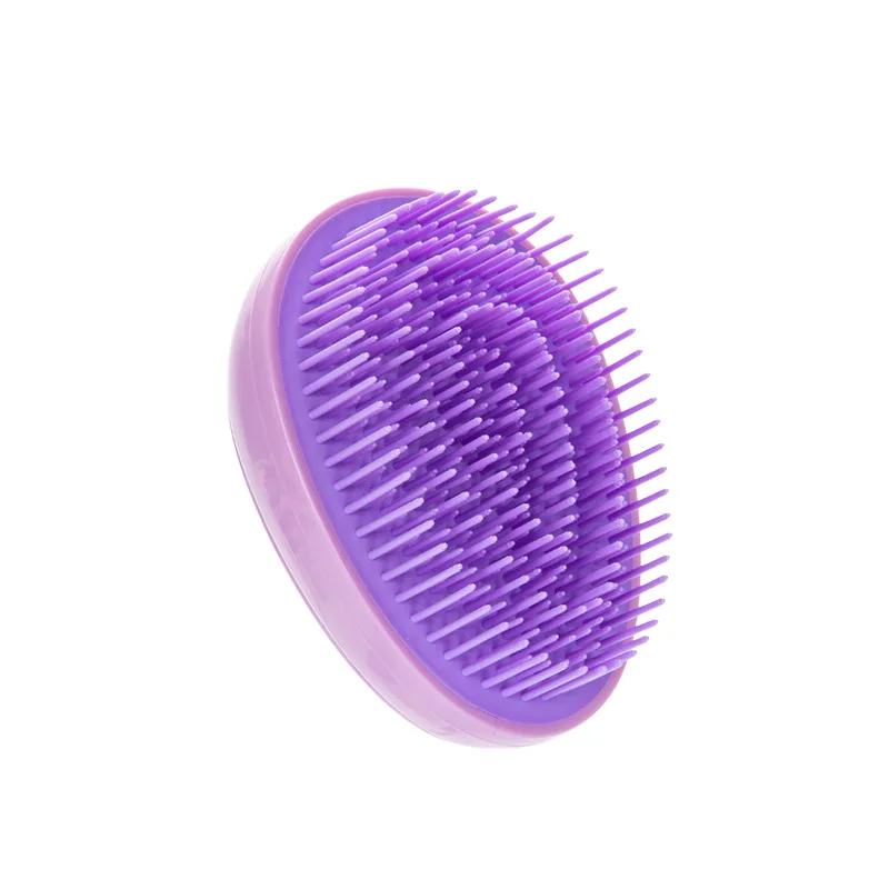 Solid Color Egg Shape Straight Hair Brush Anti-knotting Hair Smoothing Combs Anti Static Massage Hairbrush Tangle Hair Care