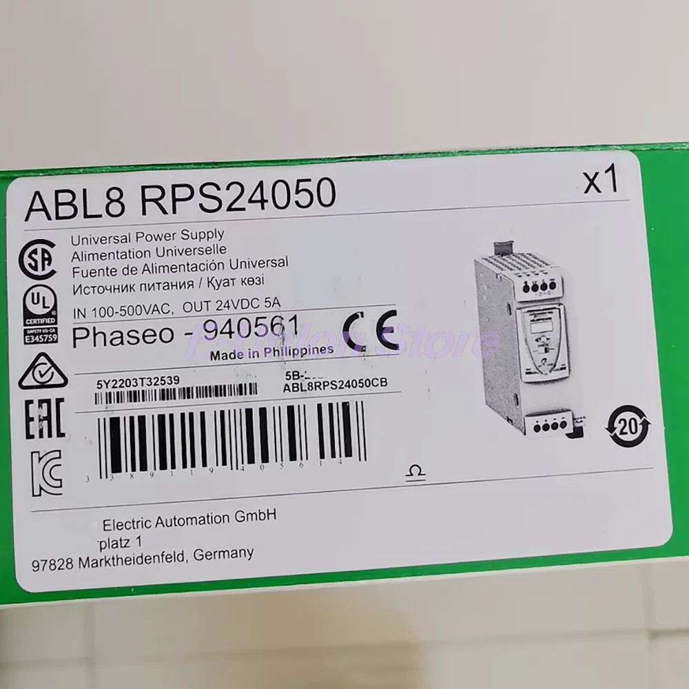 

ABL8RPS24050 120 Вт для импульсного источника питания Schneider