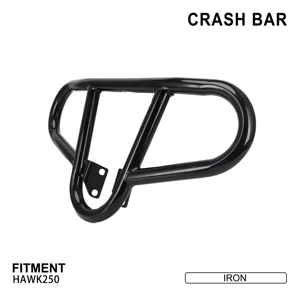 

Передняя защита двигателя мотоцикла, железная защита двигателя, защитный бампер, черный для HAWK250 Hawk 250, аксессуары для внедорожных эндуро, мотоциклов