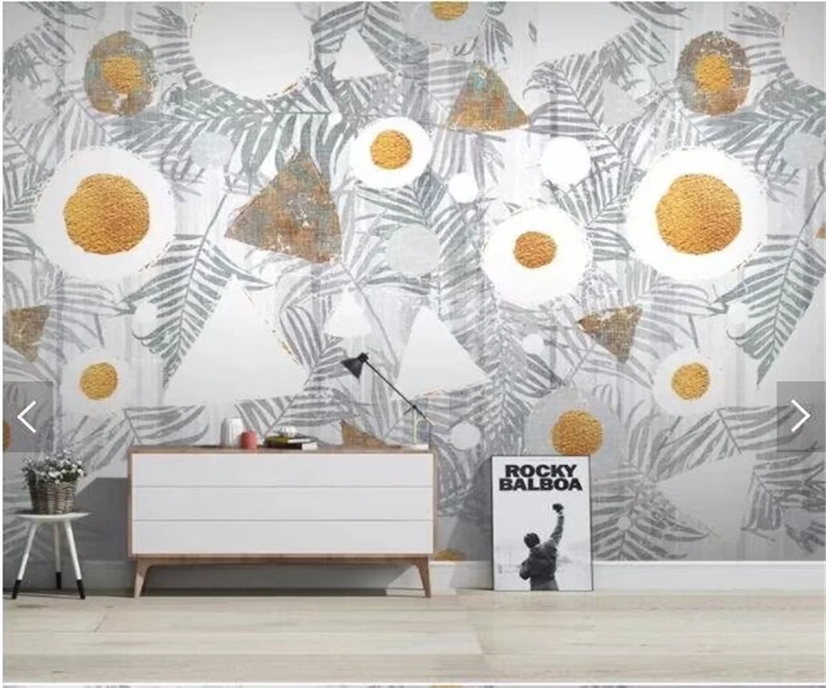 Custom size mural retro retro geometry mosaic background mural home decoration living room bedroom decorative painting wallpaper