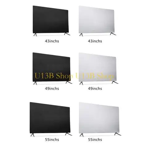 U13B Universal 43''/49''/55“ Flat Screen Dust-Proof LED Screen Monitor Protector
