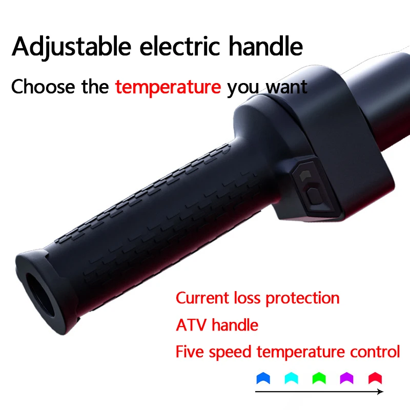 

Heat ATV Handlebar Covers in Winter ATV Deluxe Edition Fifth Heat Handle Retrofit Electric Handle Cover