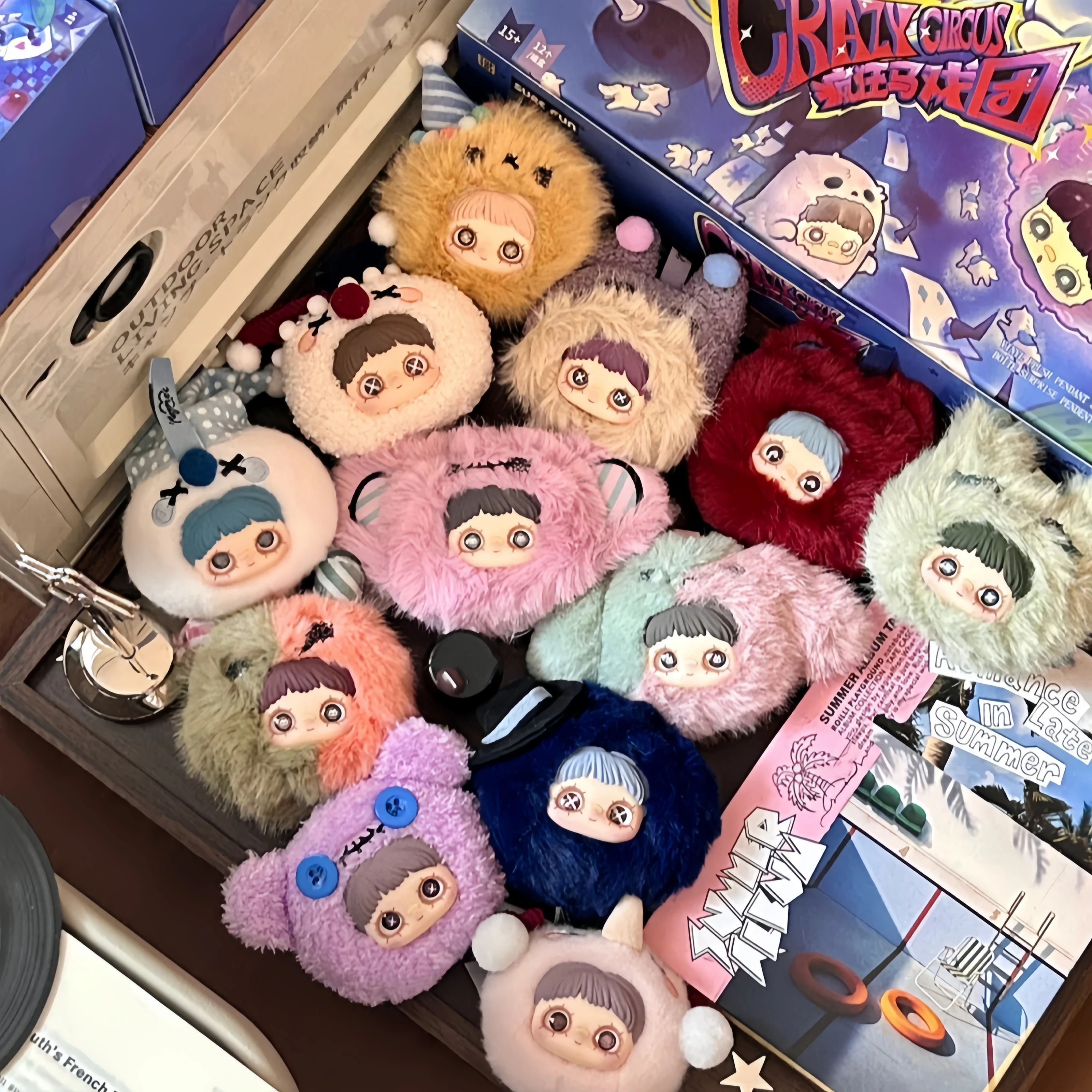 Nieuwe Top Toy Echte Mold Maymei Crazy Circus Blind Box Bag Hanger Fashion Flow Toy Doll Girl Verjaardagscadeau