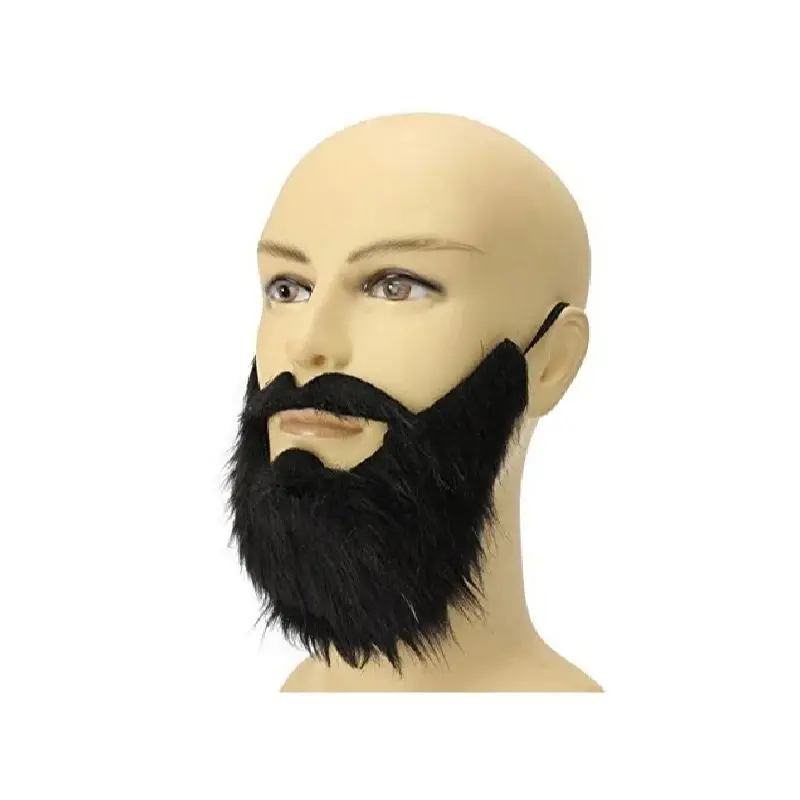 Funny Costume Party Male Man Halloween Beard Easter Party Cosplay Facial Supplies Disguise Game Black Mustache