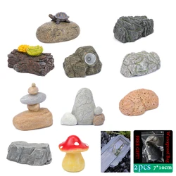 Sight Secret Rock Stone Shape Key Safe Box Hidden Storage Compartment For Home Garden RV Spare Keys Safes Free Gift Zipper Bag