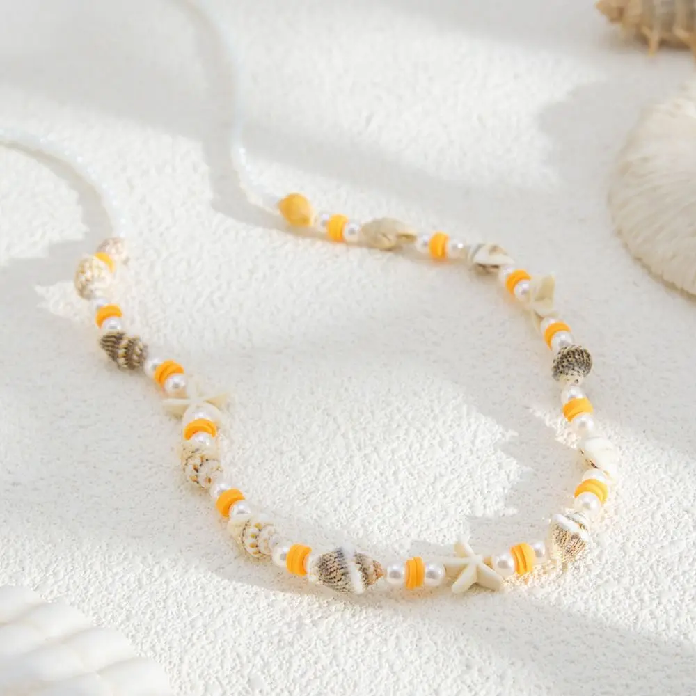 Поясная цепочка с искусственным жемчугом для женщин, бохо, морская звезда, раковина, бикини, поясные ремни, украшения для тела, цепочка на живот из бисера, летний пляж