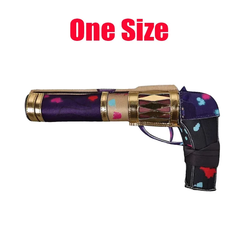 Arcane Jinx 코스프레 권총 소품 애니메이션 게임 LOL 시즌 2 의상 액세서리 복장 판타지아 할로윈 파티 정장 coscos