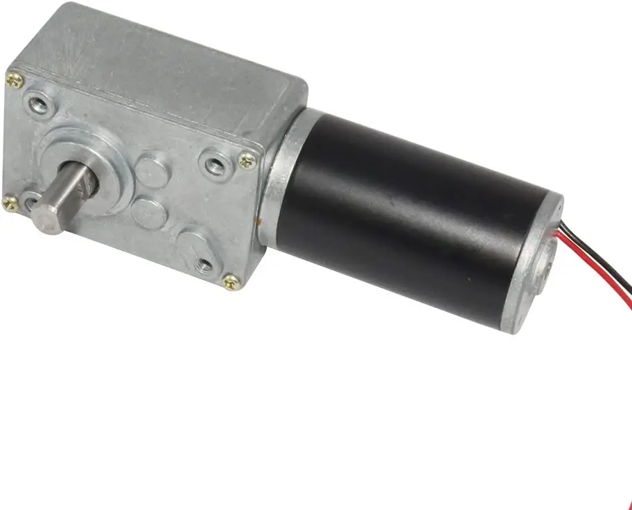 Imagem -05 - Motor Elétrico 12v 40 Rpm da Engrenagem do Sem-fim da C.c. Reversível com Redutor Alinhado Metal da Caixa para o Robô & Brinquedos