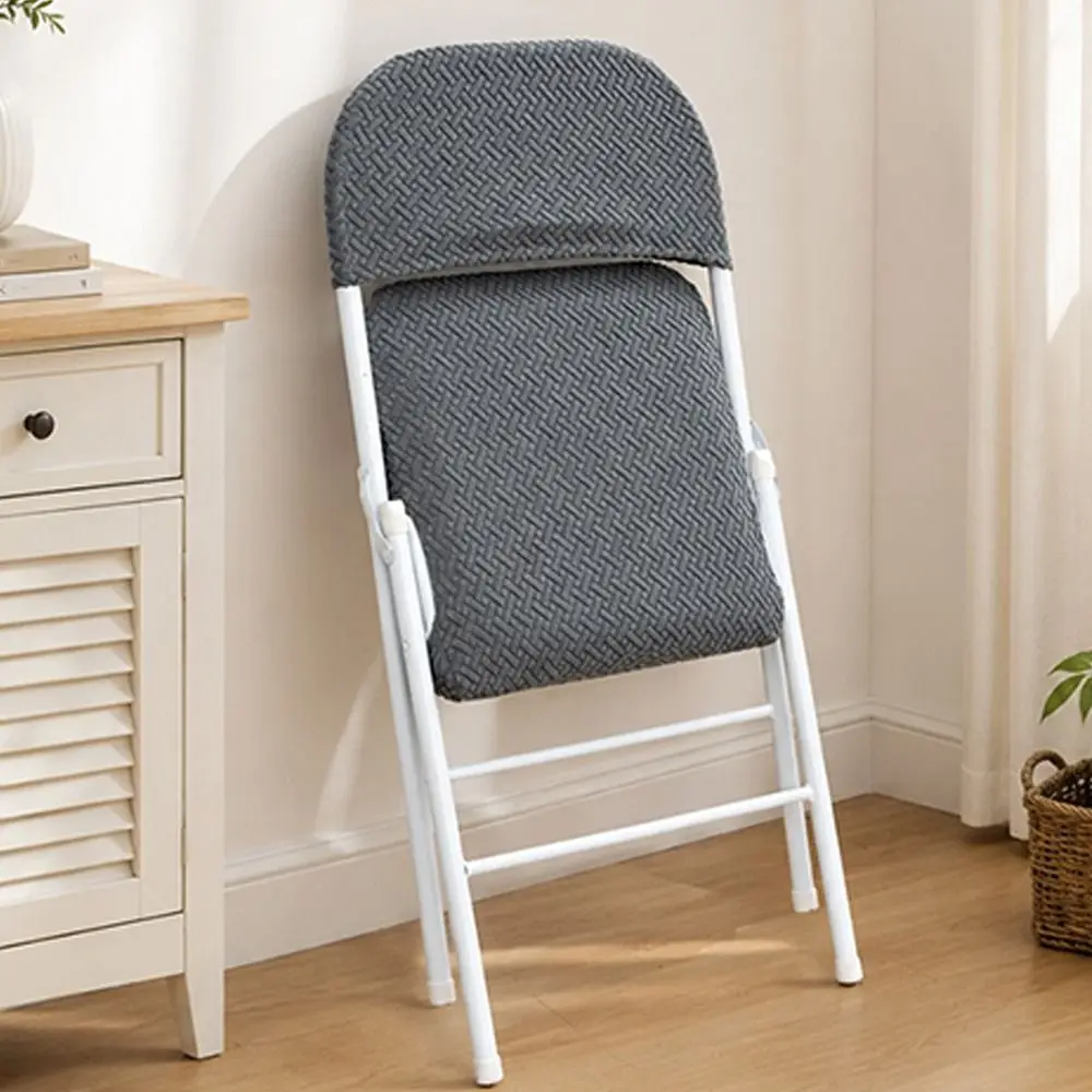 Simple Elastic Folding Dining Cover Dust-proof Removable Split Chair Cover ​Breathable​ Backrest Chair Cover for Home&Office