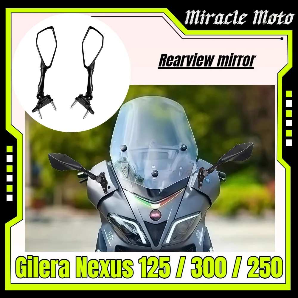 

Suitable for Gilera Nexus 125 / 300 / 250 Special rearview mirror racing rearview mirror suitable for Gilera Nexus 125 300 250
