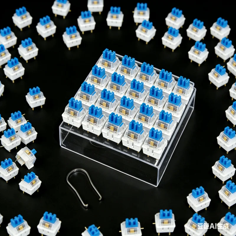 

50/100 шт. тактильные переключатели для клавиатуры, 3-контактные, для замены клавиш, для механических клавиатур в стиле MX