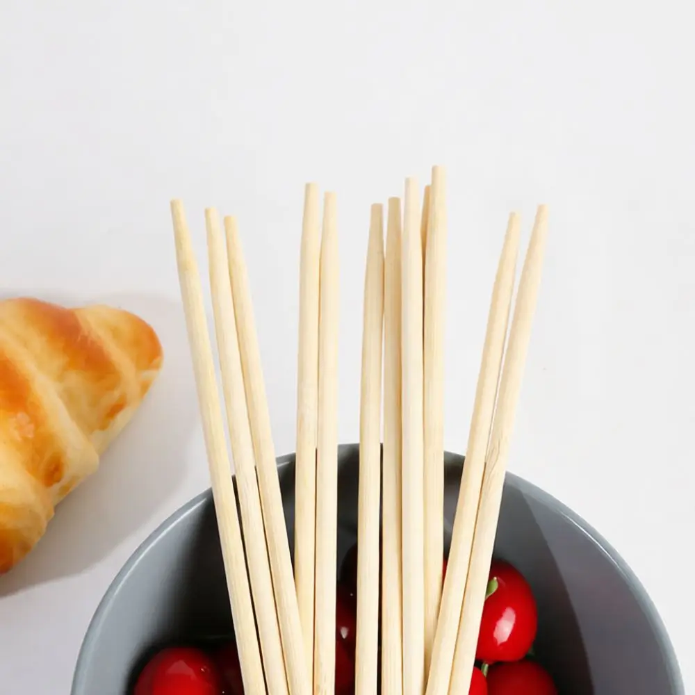 Sanitary Wrapped Bamboo Round Chopsticks Disposable Tableware Practical Kitchen Gadgets For Outdoor Travel Dining Usage