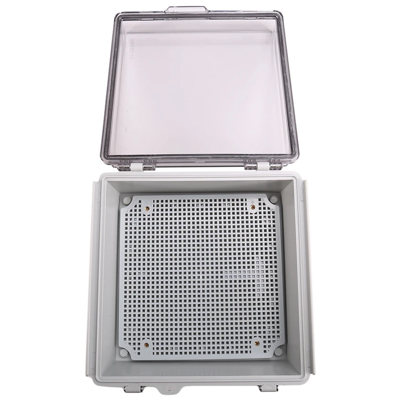 Clear Electrical Enclosure Box Outdoor Plastic Junction Box Weatherproof Electrical Box 210*210*100Mm