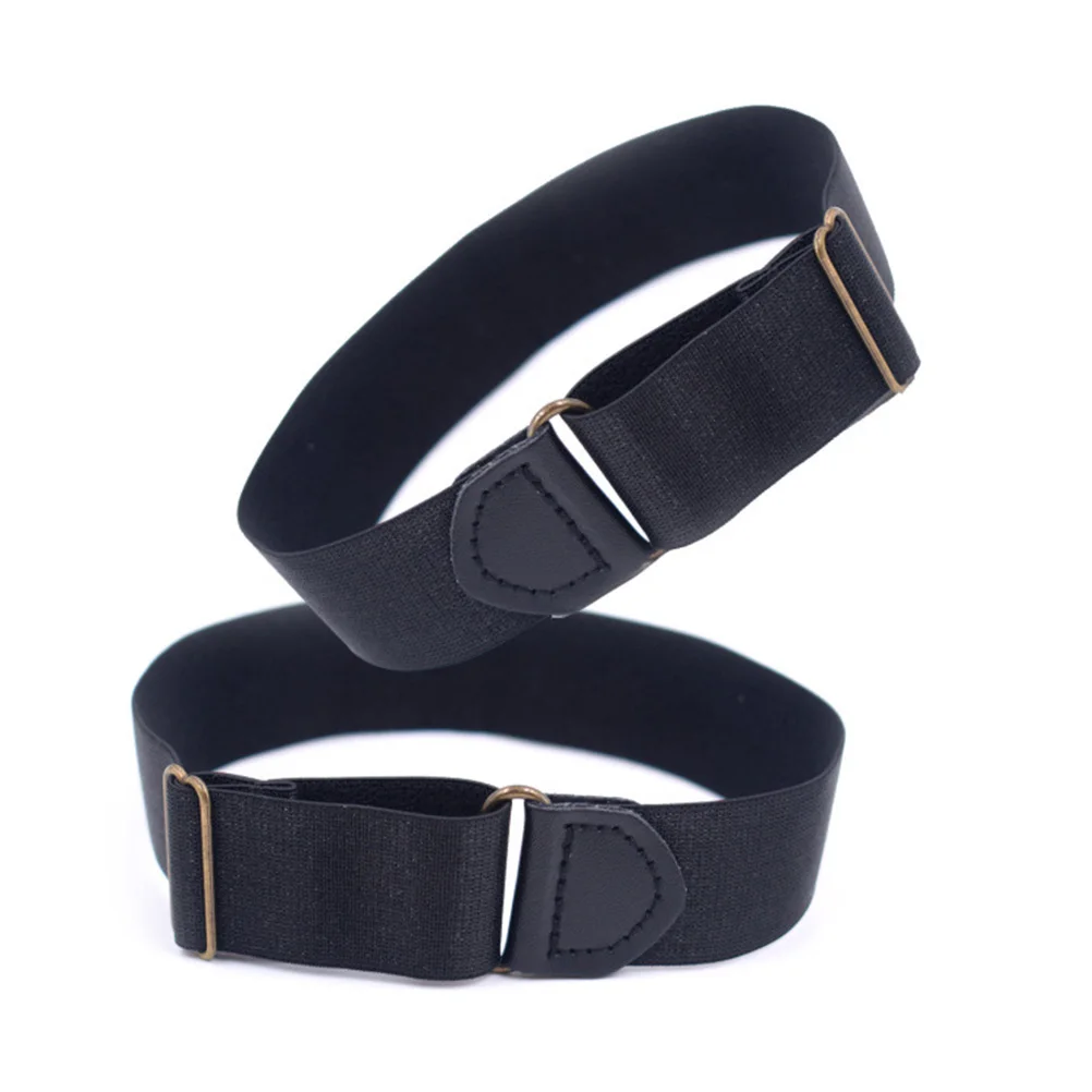 2 ชิ้น AntiSlip ShirtArmband ทนทานวัสดุพรีเมี่ยม LongTermUse FormalOffice Night EasyLock StrongClip FixGarter