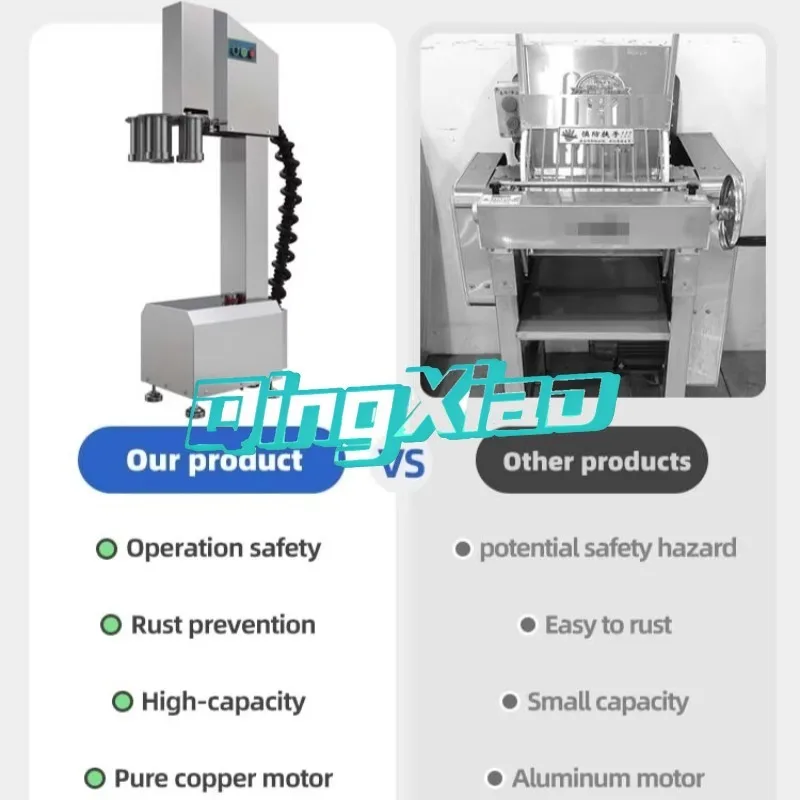Commercial Electric Hydraulic HeLao Noodle Machine Stainless Steel Ramen Cold Noodle Potato Noodle Extruder For Restaurant