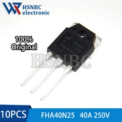 10PCS FHA40N25 40N25 FHA40N25W TO-3P 250V 40A N-Channel Power MOSFET Transistor 100% New Original