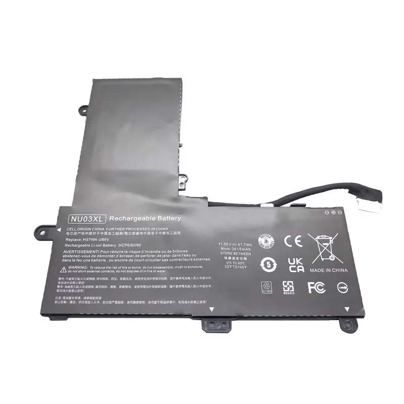 LMDTK New NU03XL Laptop Battery For HP Pavilion x360 Convertible PC 11-U014UR HSTNN-UB6V TPN-W117 TPN-C128 843536-541 844201-850